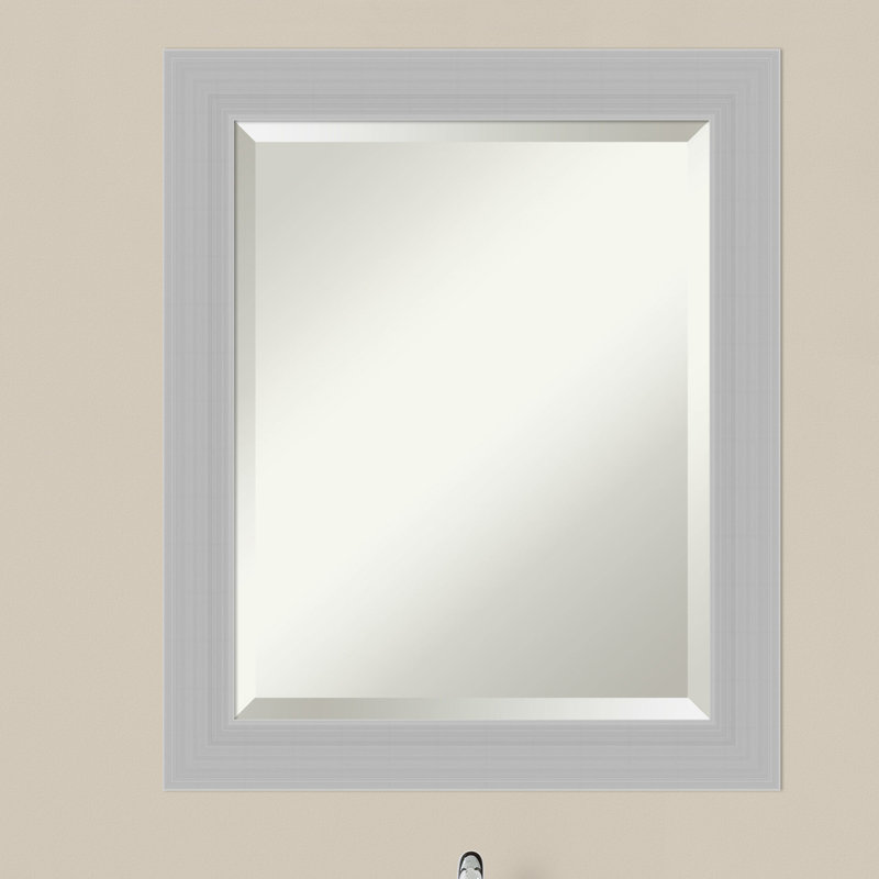 Latitude Run Wood Frame Bathroom Wall Mirror Wayfair